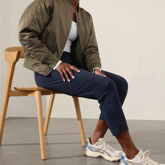 Athleta Brooklyn Mid-Rise Ankle Pant Navy Size 2 - Picture 2 of 14